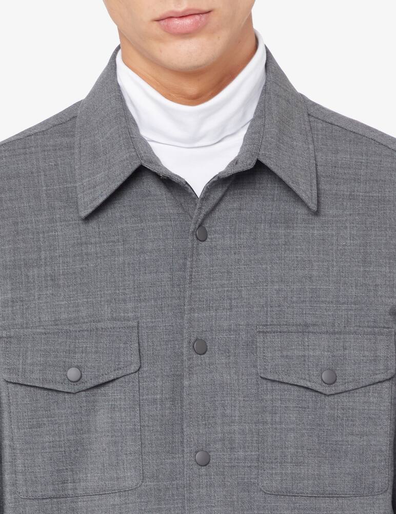 rinascente Aspesi Wash&wear double flannel shirt