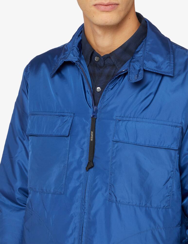 rinascente Aspesi Giacca camicia compton zip doppia tasca