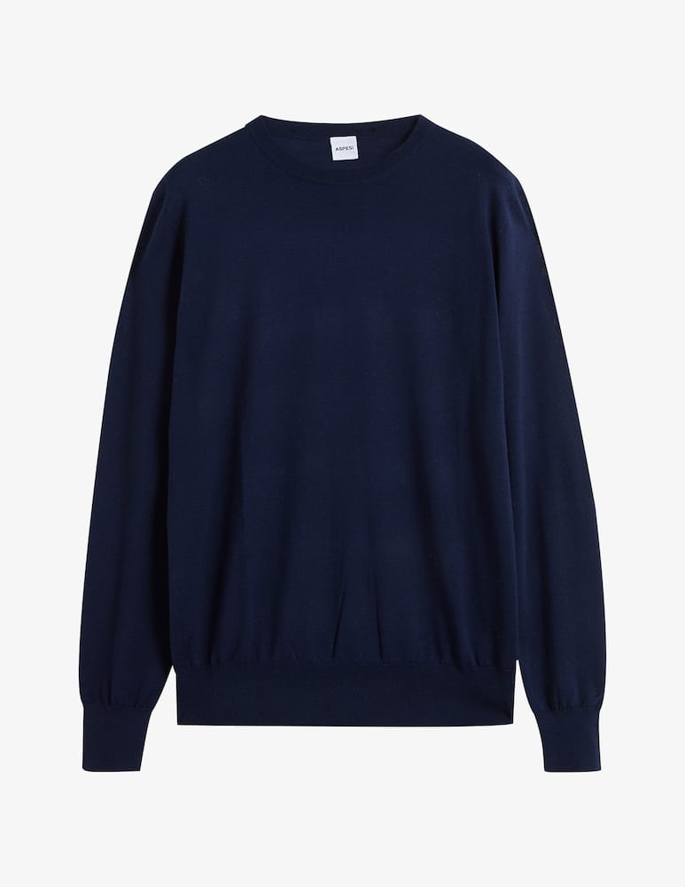 Aspesi Maglia girocollo in lana merino fin16 - immagine 1 Aspesi Maglia girocollo in lana merino fin16 - immagine 1