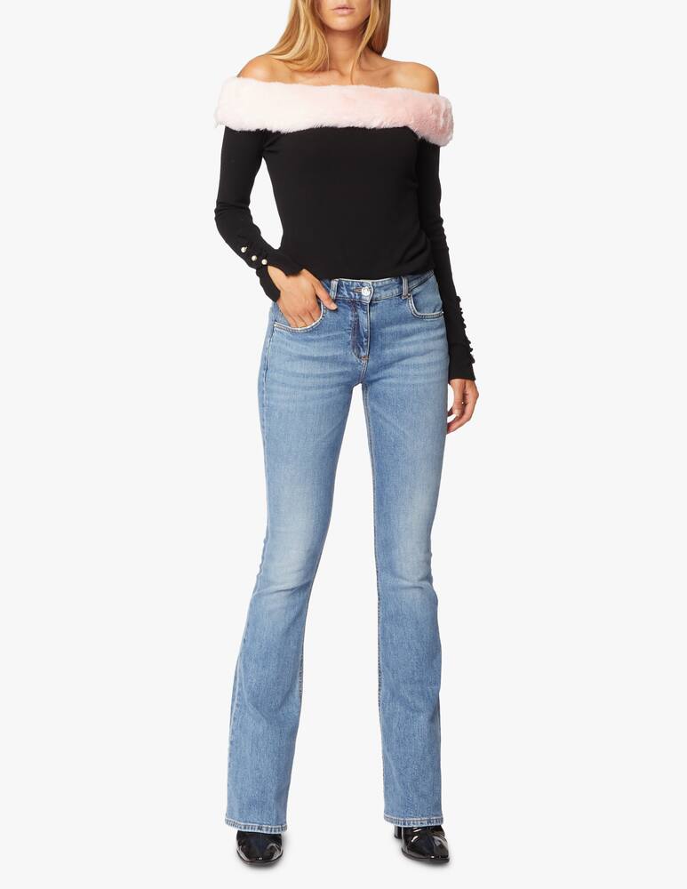 rinascente Blumarine High rise flare jeans 