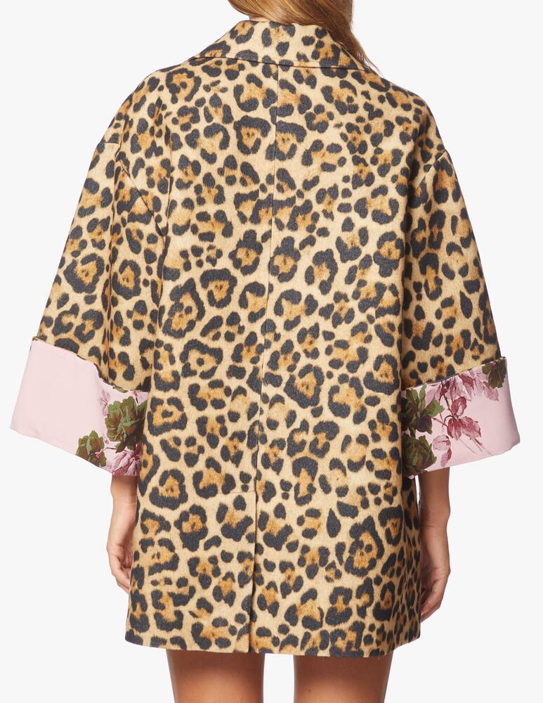 rinascente Blumarine Cappotto in lana a manica tre quarti