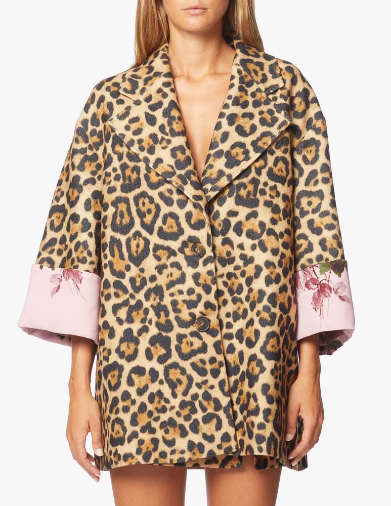 rinascente Blumarine Cappotto in lana a manica tre quarti