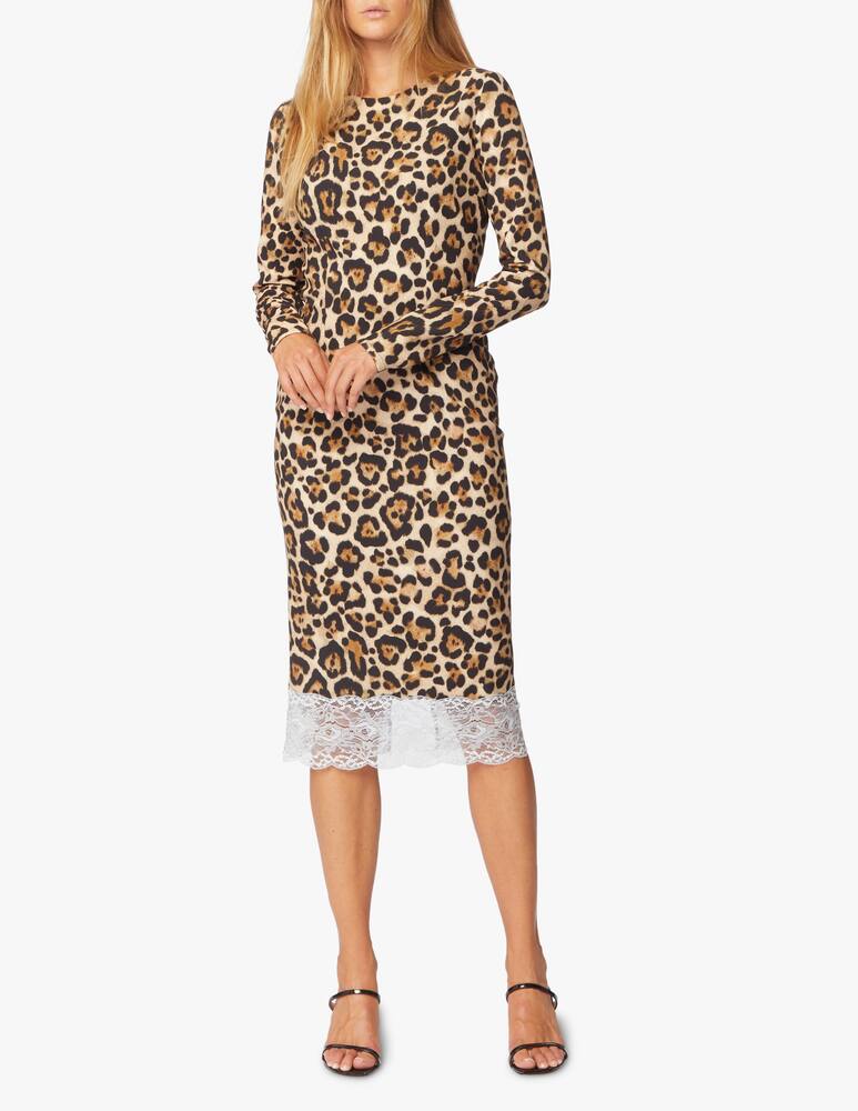 rinascente Blumarine Abito midi tubino a manica lunga 