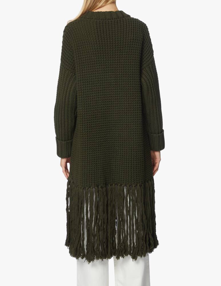 rinascente Blumarine Cardigan in lana con frange