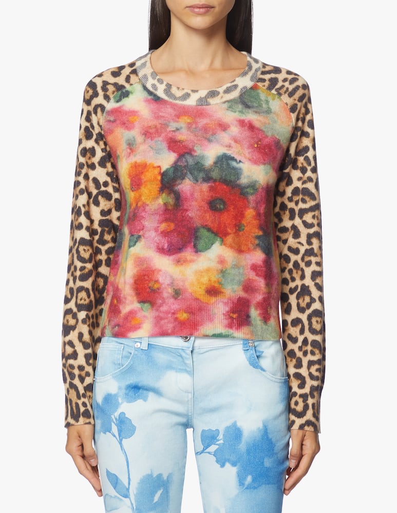 rinascente Blumarine Maglione girocollo in misto angora