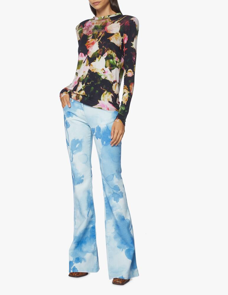 rinascente Blumarine High rise flare trousers