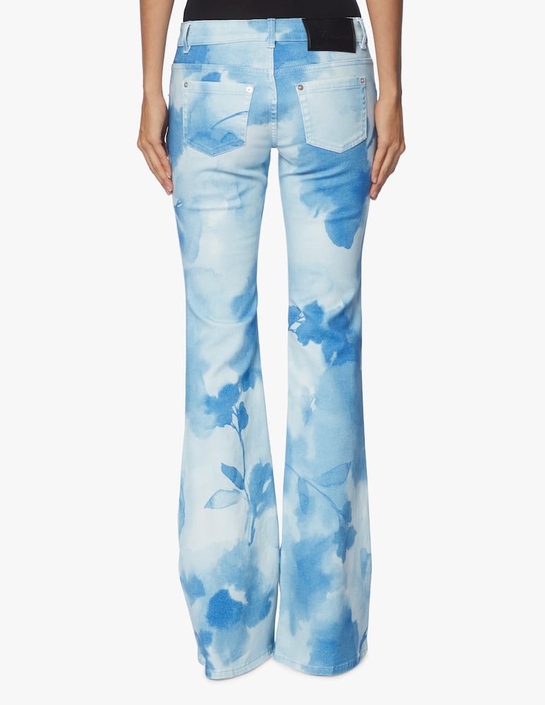 rinascente Blumarine High rise flare trousers