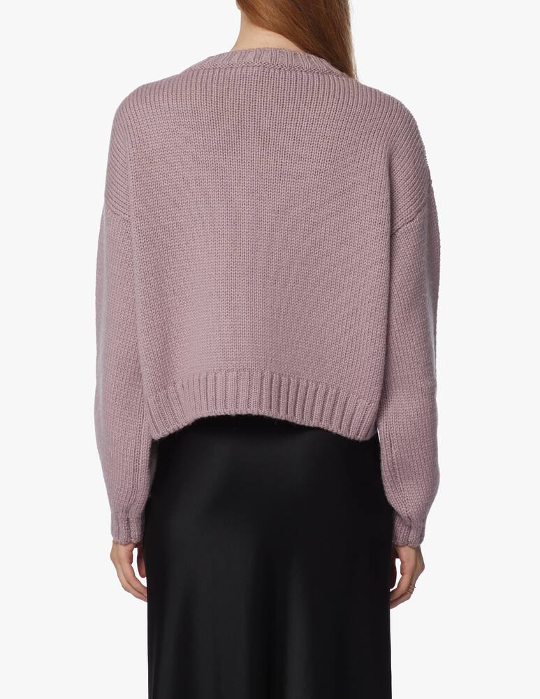 rinascente Blumarine Maglia in lana con ricamo logo