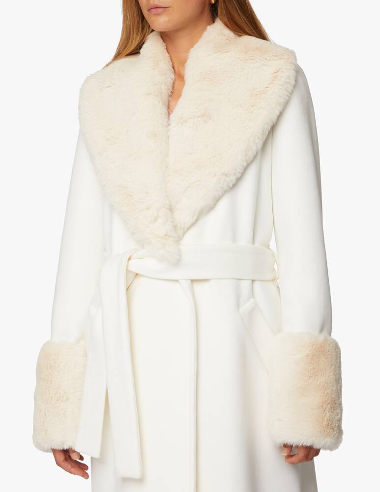 rinascente Blumarine Cappotto in lana con cintura