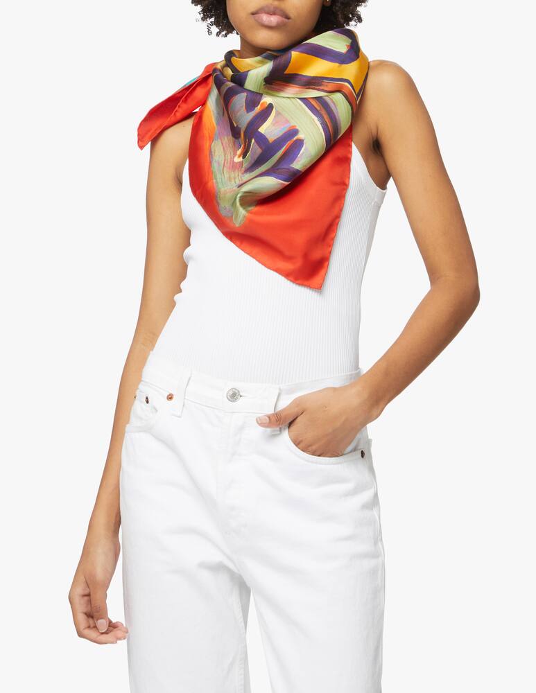 rinascente Givenchy Sciarpa in seta murales - multicolor
