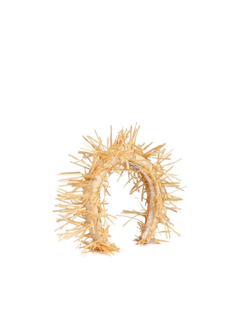 rinascente Mimisol Straw padded headband