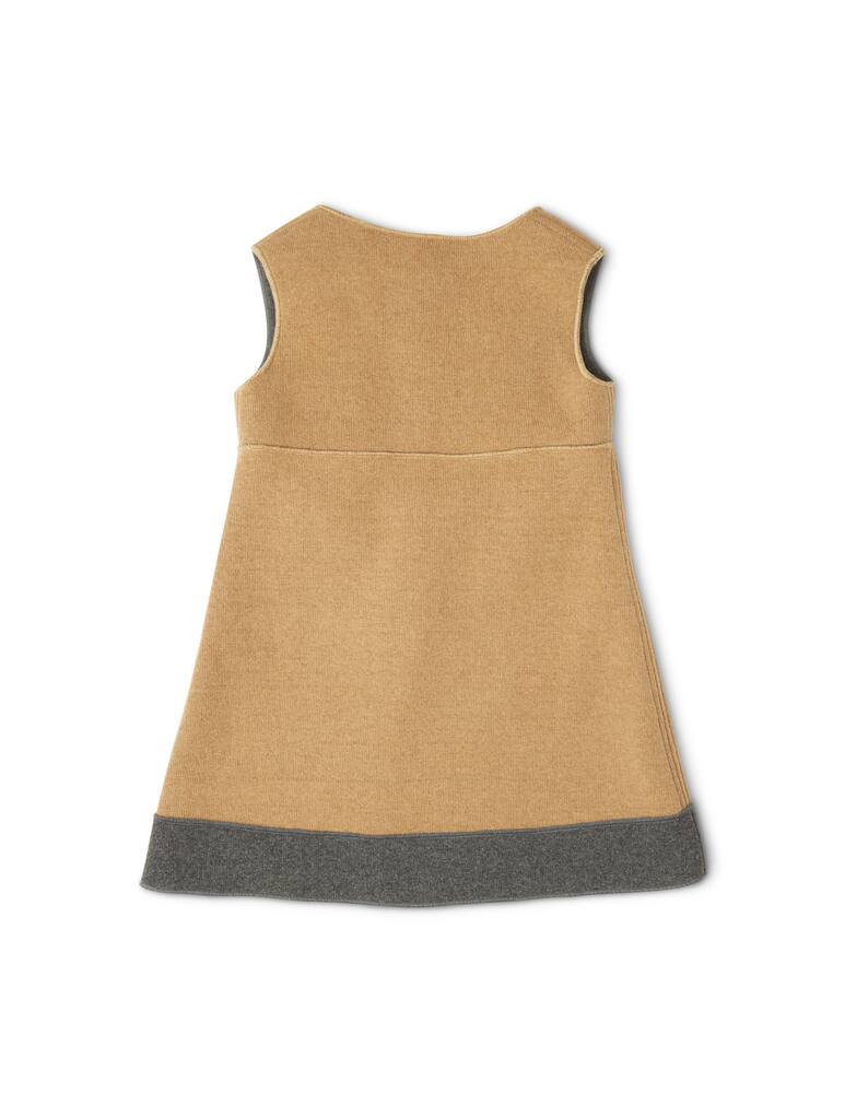 rinascente Mimisol Knitted pinafore two tone dress