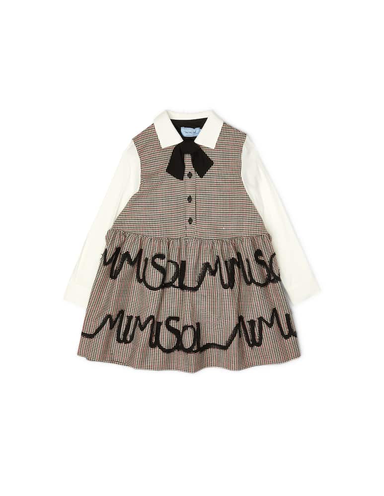 rinascente Mimisol Gonna micro tartan con logo