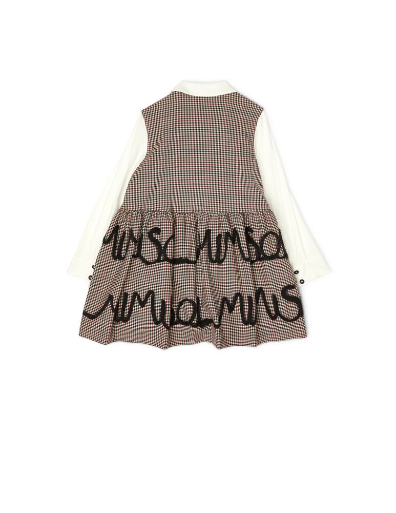 rinascente Mimisol Gonna micro tartan con logo