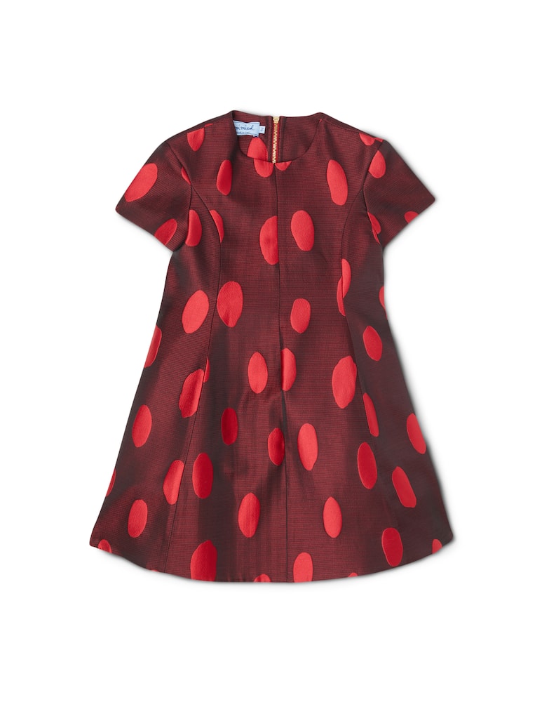 Mimisol Maxi pois jacquard fabric dress - picture 1 Mimisol Maxi pois jacquard fabric dress - picture 1