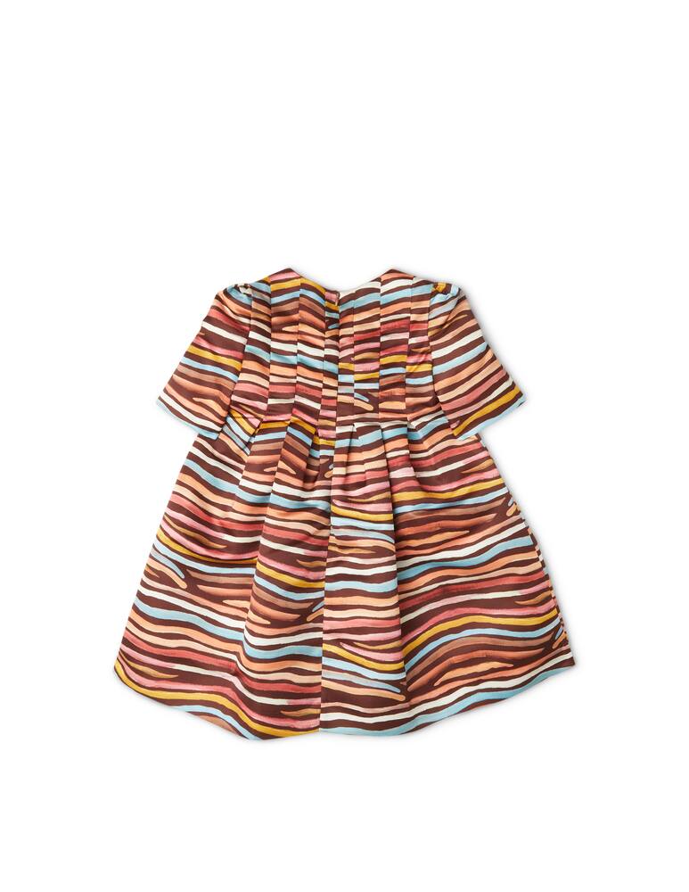 rinascente Mimisol Vestito ampio in satin stampato