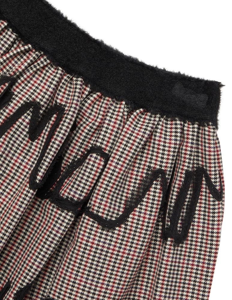 Mimisol Logo microtartan skirt - picture 2 Mimisol Logo microtartan skirt - picture 2