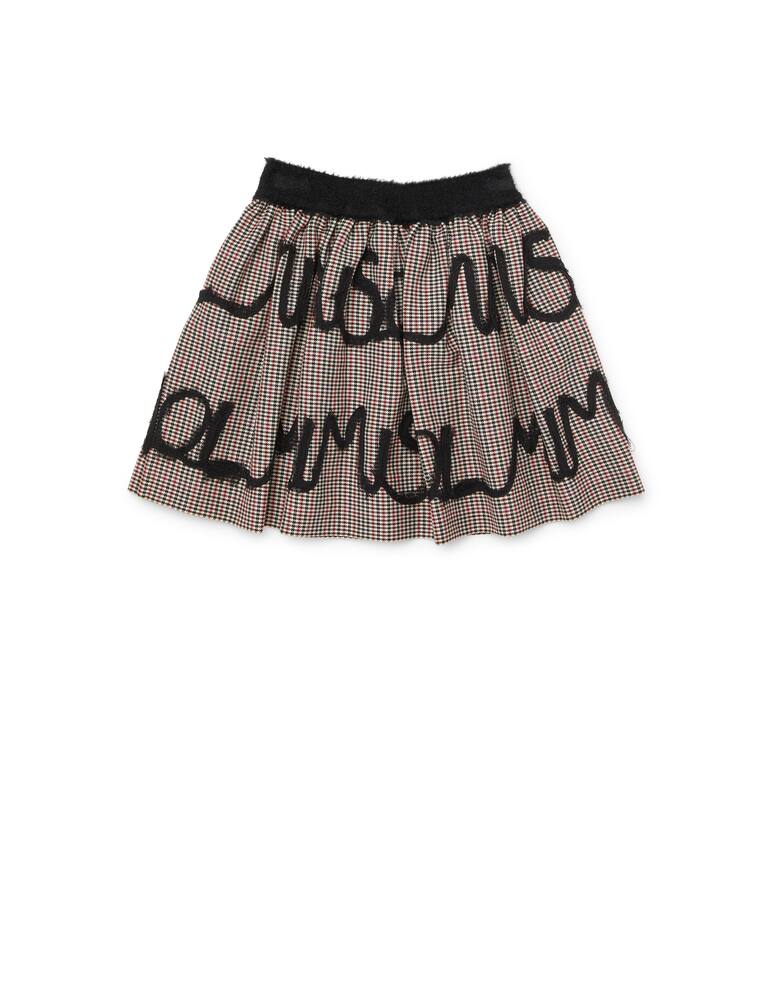 Mimisol Logo microtartan skirt - picture 3 Mimisol Logo microtartan skirt - picture 3