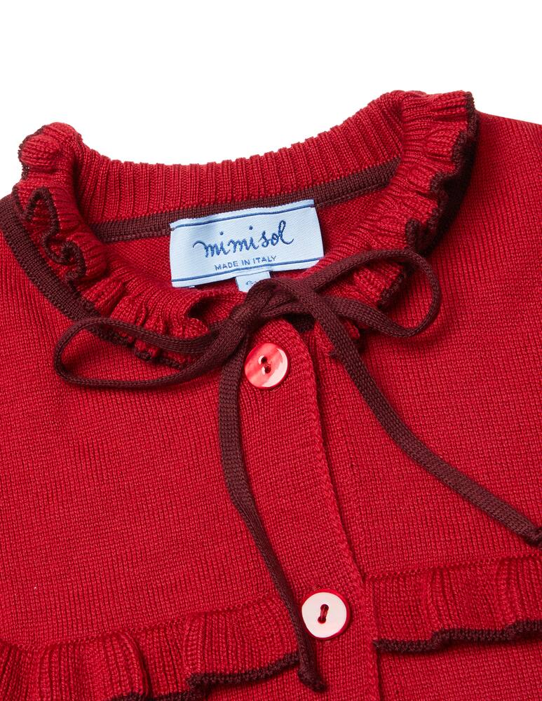 rinascente Mimisol Ruffled cardigan sweater