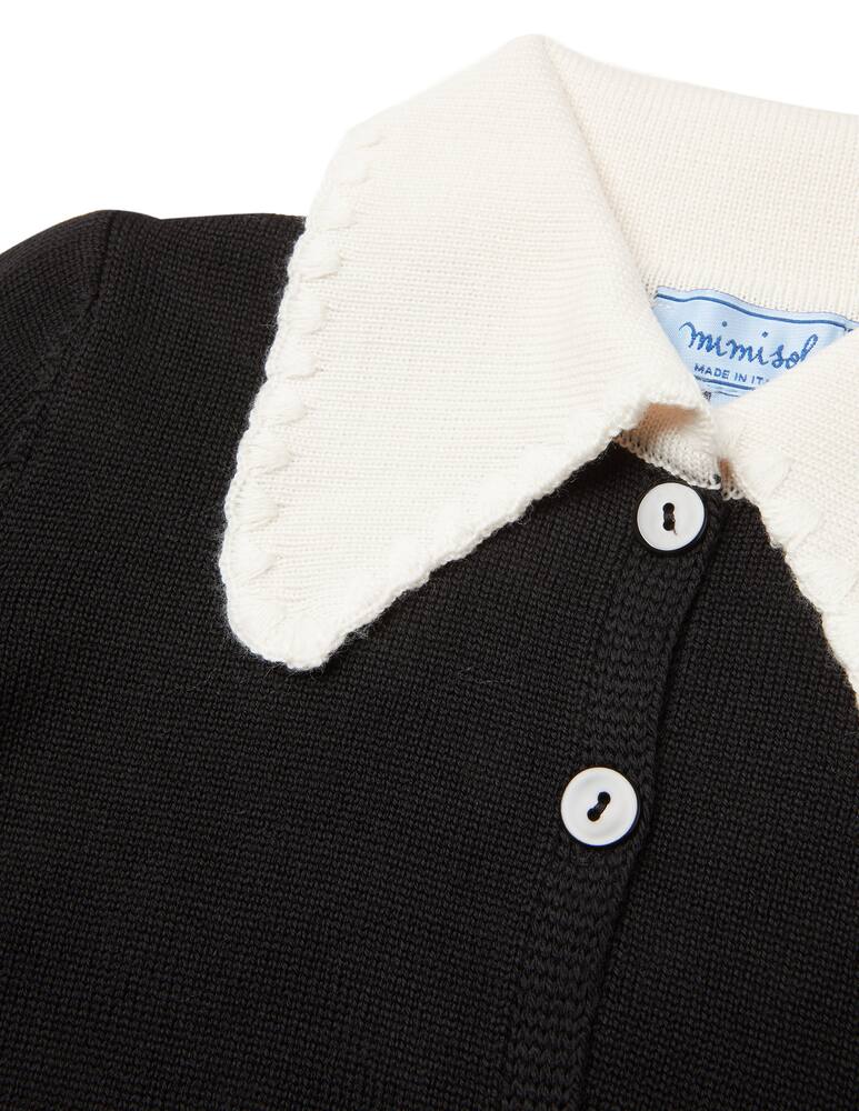 rinascente Mimisol Maglia cardigan maxi collar knitted