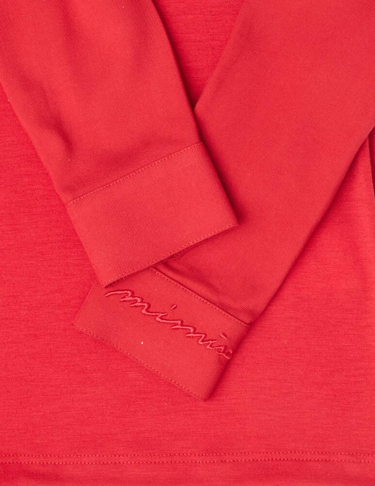 rinascente Mimisol Jersey and twill t-shirt