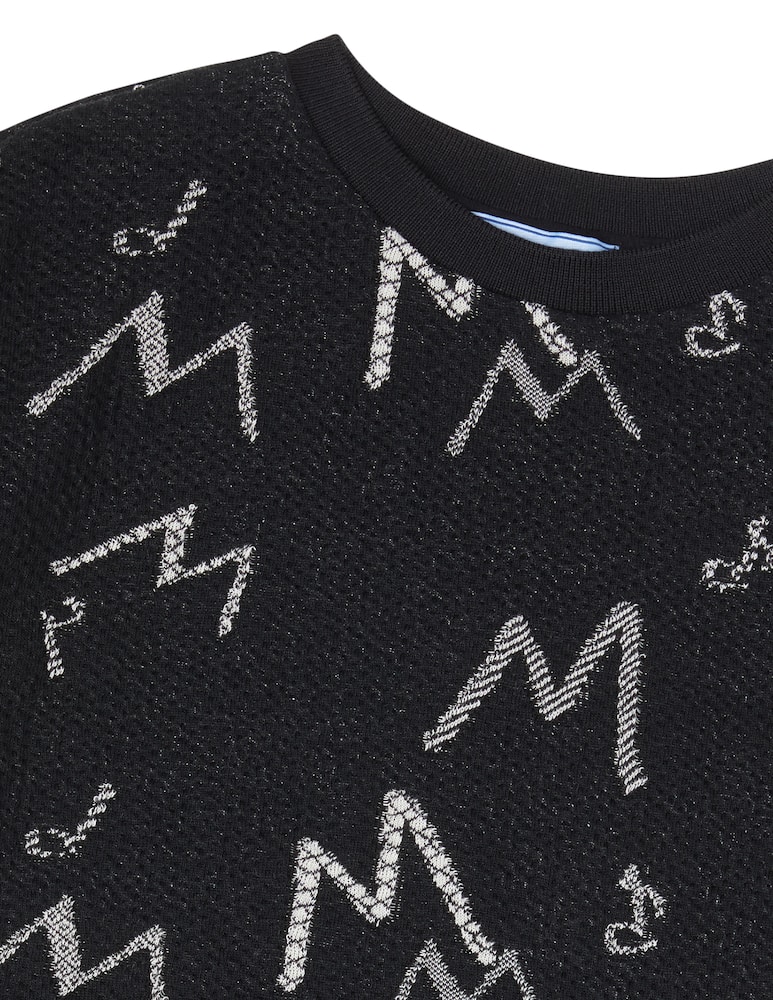 rinascente Mimisol Jacquard logoed knit sweatshirt