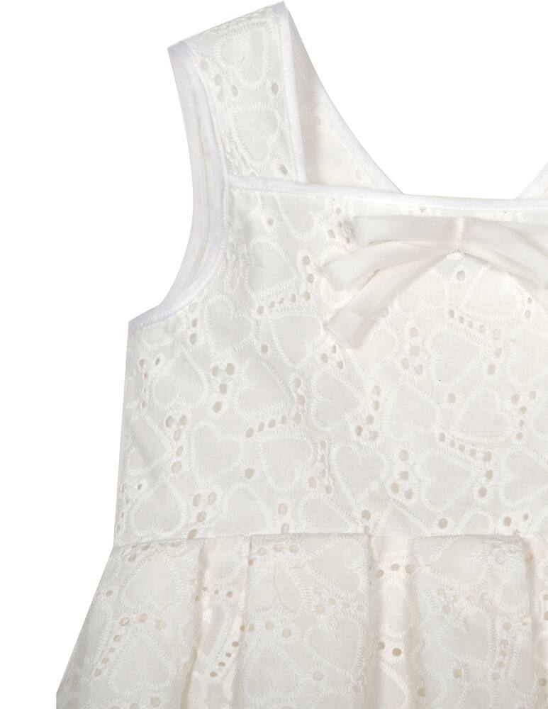 rinascente Mimisol Sangallo-lace dress - Bianco