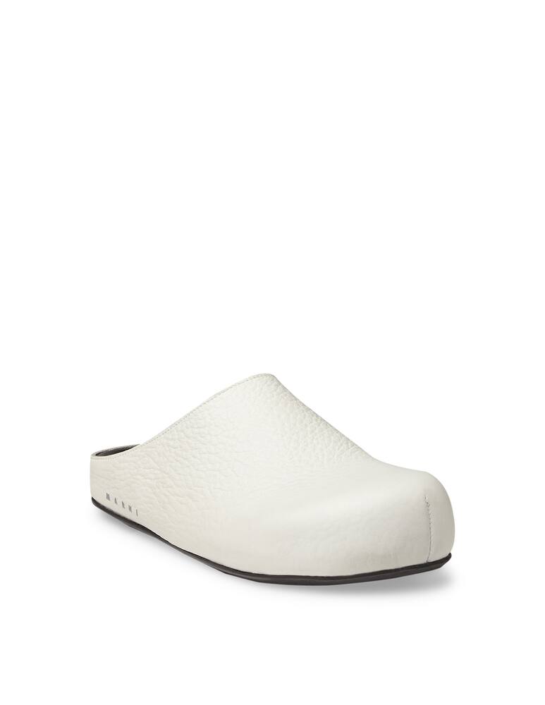 rinascente Marni Mules in pelle con logo laterale