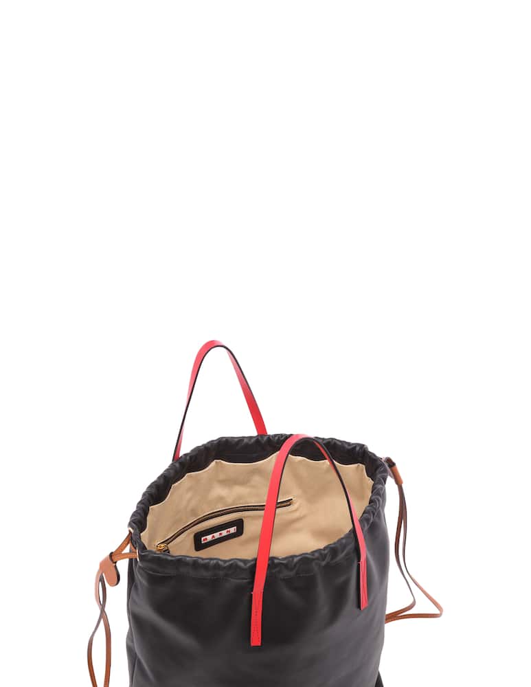 rinascente Marni Gusset backpack bag in nappa leather