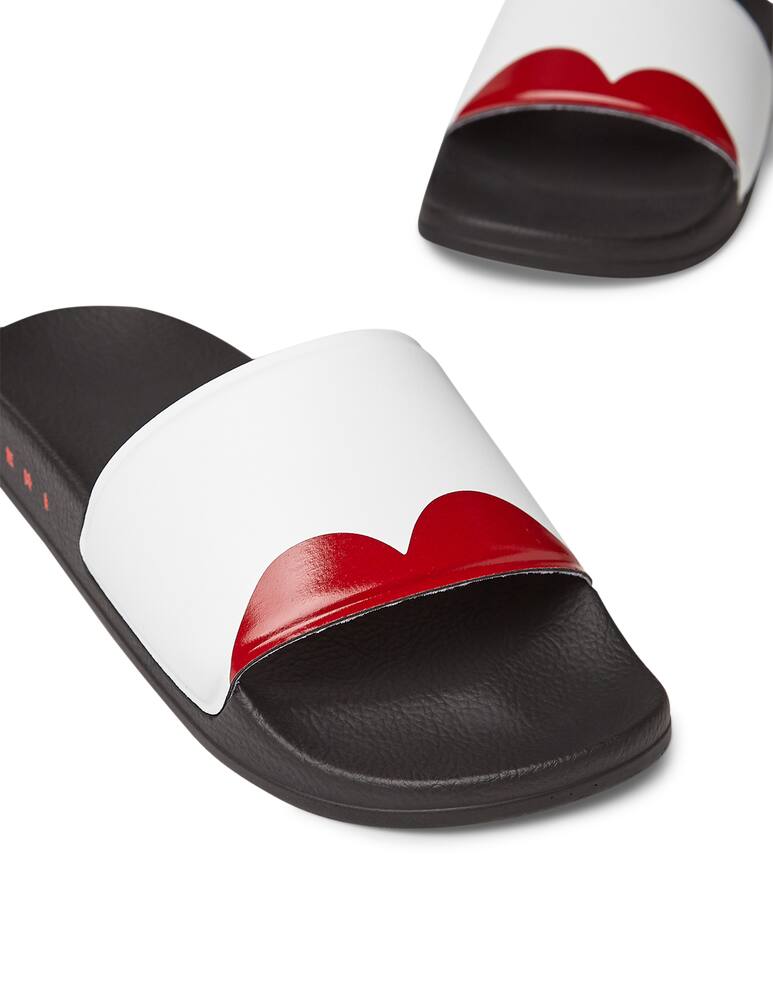 rinascente Marni Ciabatte in gomma con labbra