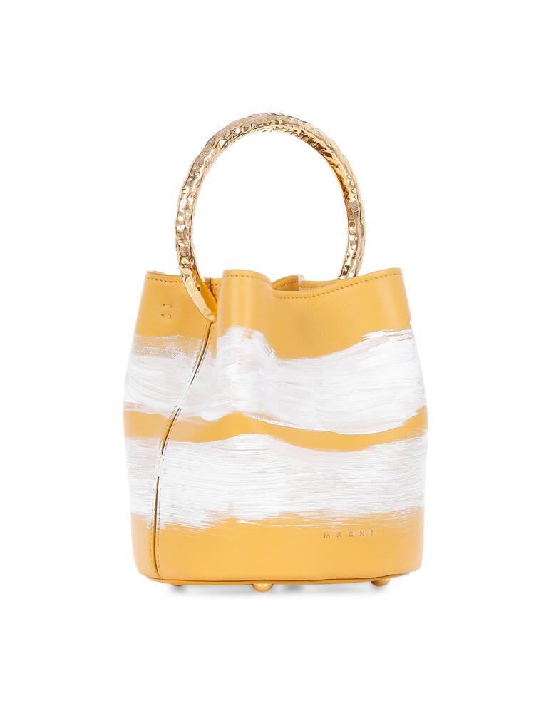 rinascente Marni Brushstrokes print pannier bucket bag