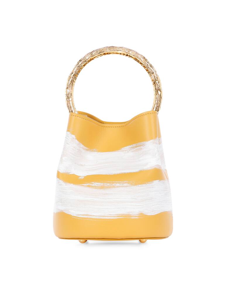 rinascente Marni Brushstrokes print pannier bucket bag