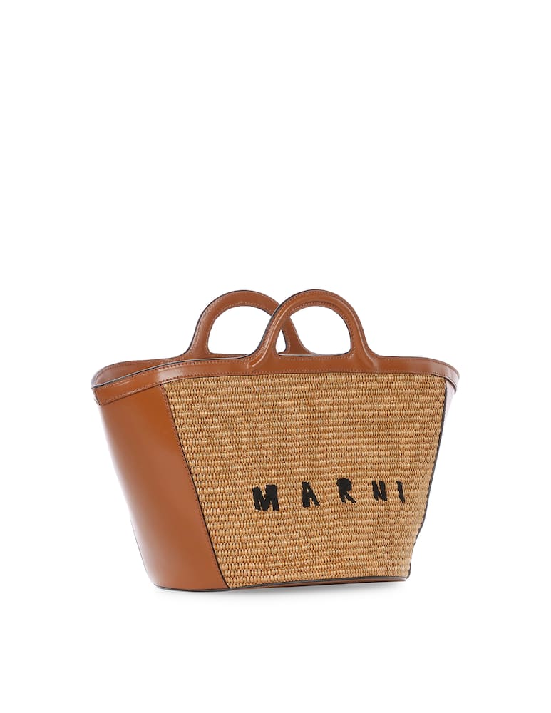 rinascente Marni Borsa in pelle e rafia