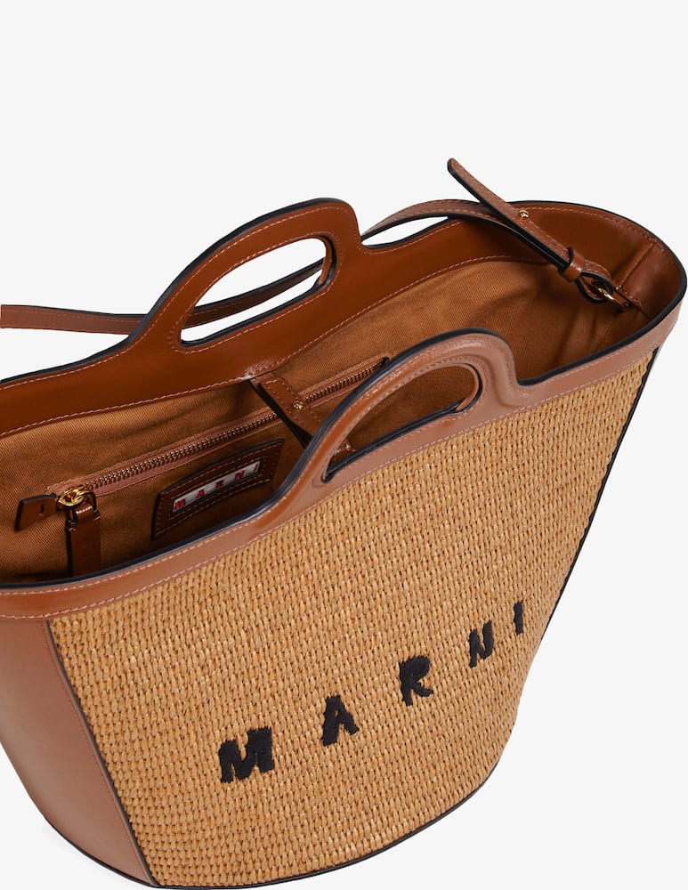 rinascente Marni Borsa in pelle e rafia