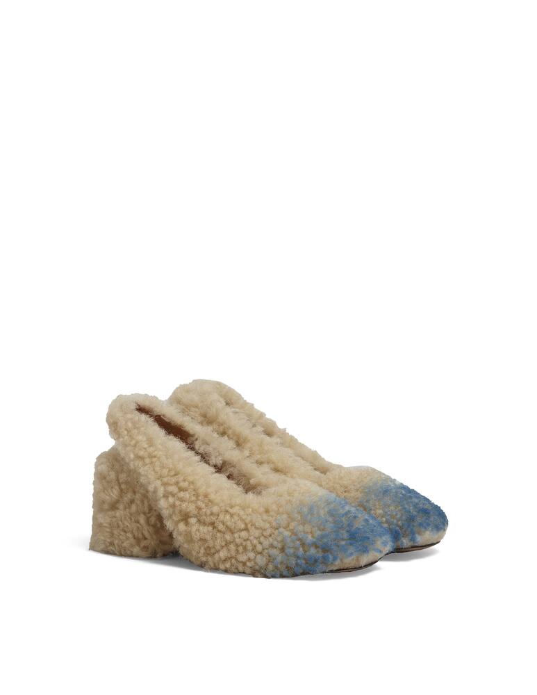 rinascente Marni Decolleté in montone con motivo a spruzzo colorato