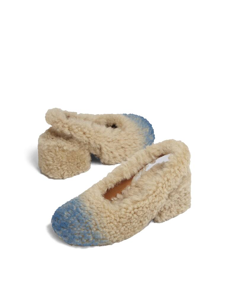 rinascente Marni Decolleté in montone con motivo a spruzzo colorato