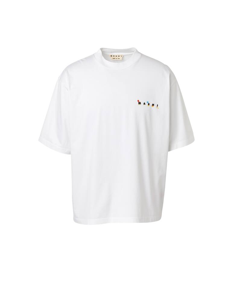 rinascente Marni Maglietta girocollo logo sfumato