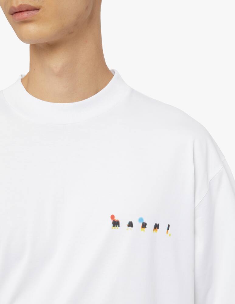 rinascente Marni Maglietta girocollo logo sfumato