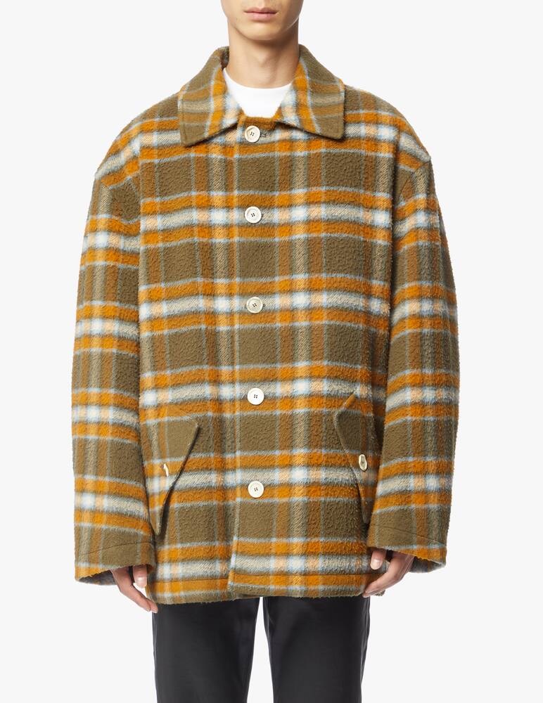 rinascente Marni Check wool overshirt jacket