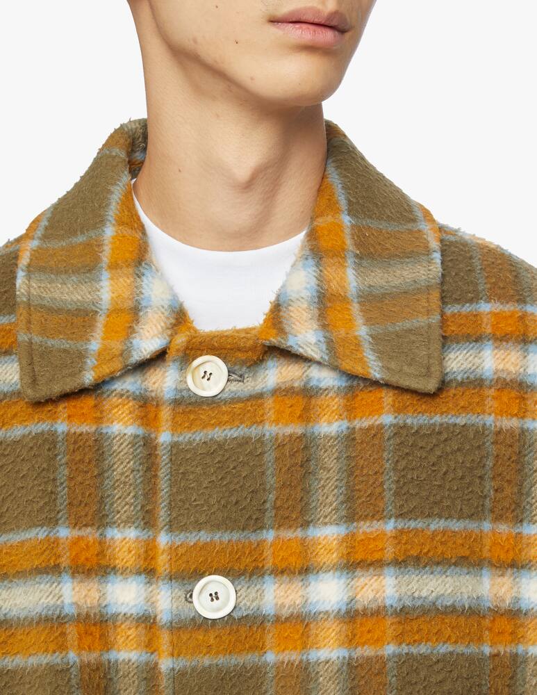 rinascente Marni Check wool overshirt jacket