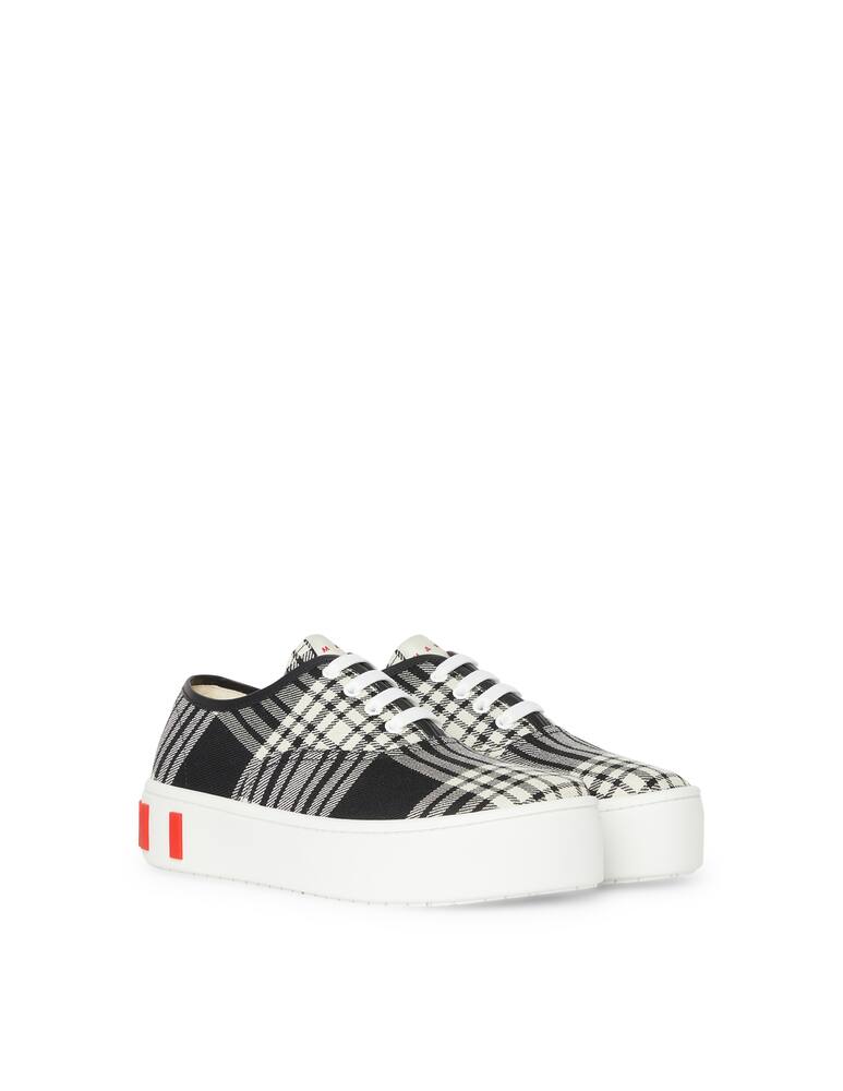 rinascente Marni Sneakers lace up check logo