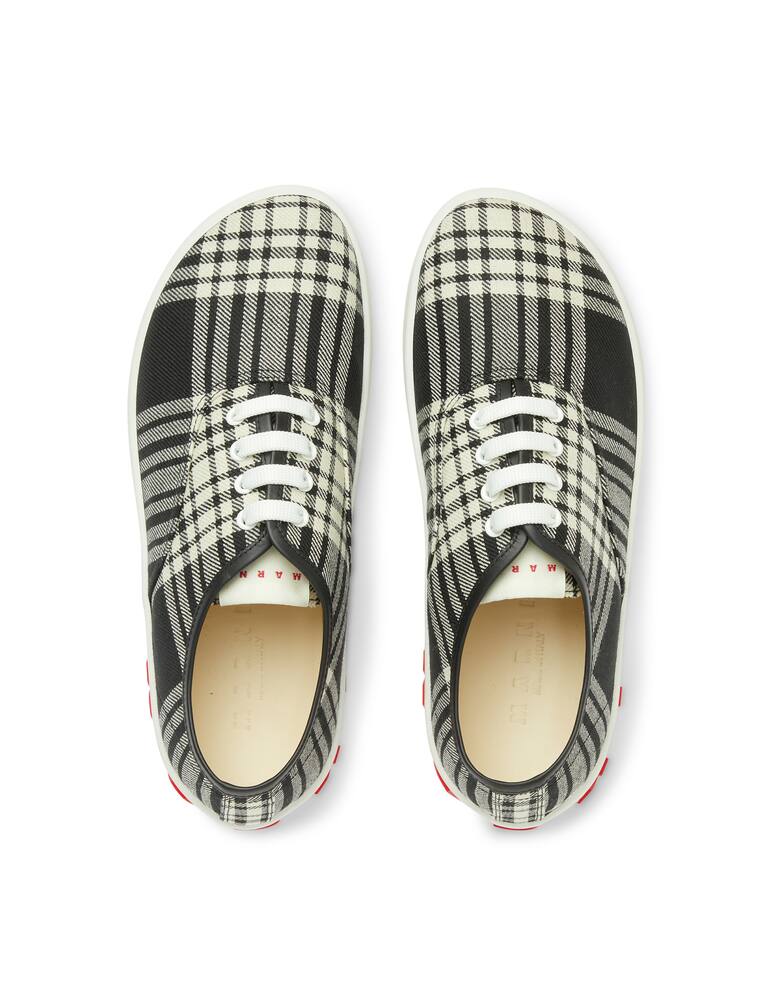 rinascente Marni Sneakers lace up check logo
