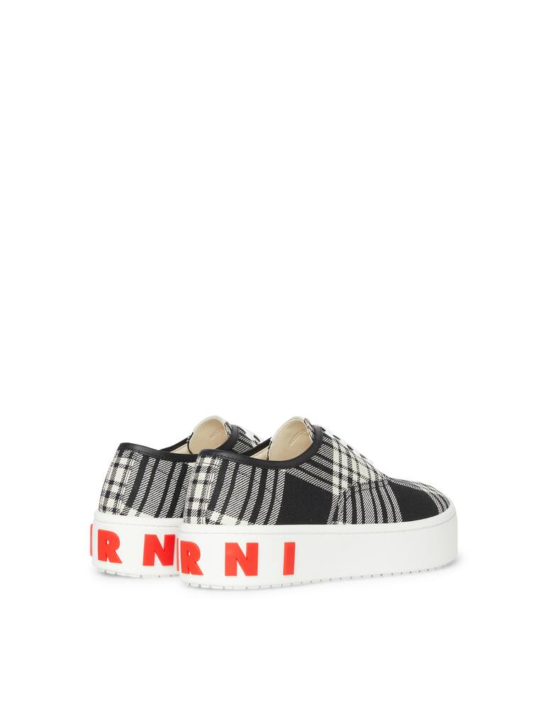 rinascente Marni Sneakers lace up check logo
