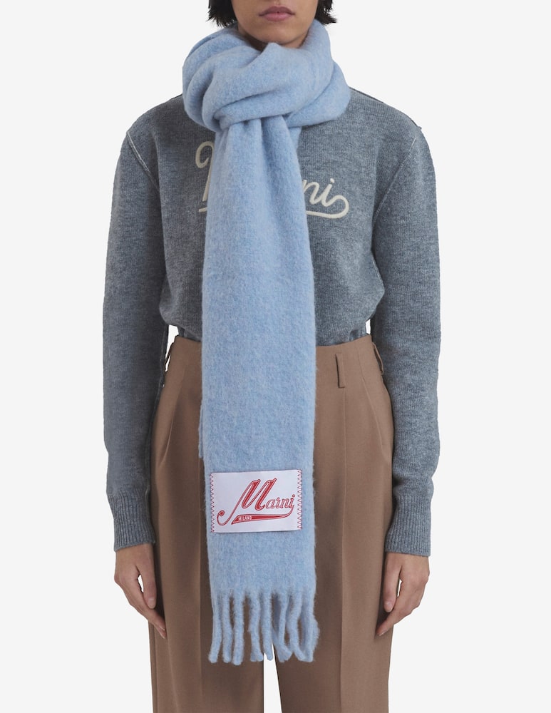 rinascente Marni Sciarpa in lana garzata