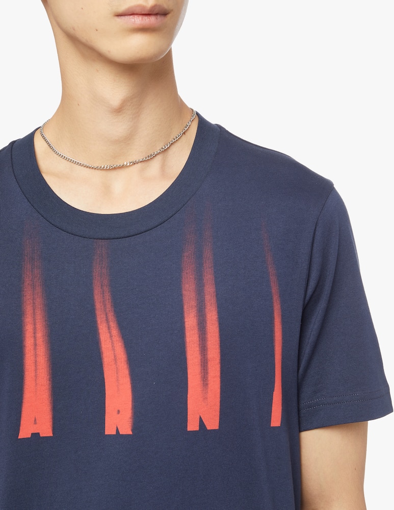 rinascente Marni Maglietta girocollo logo sfumato