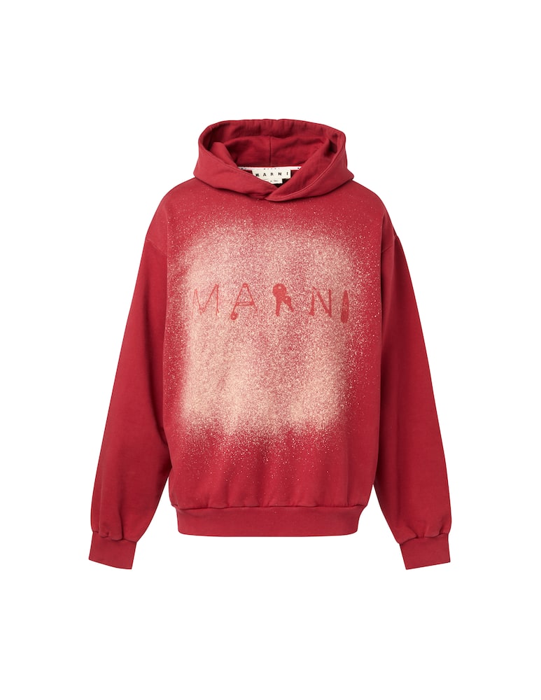 rinascente Marni Felpa con cappuccio e logo sfumato