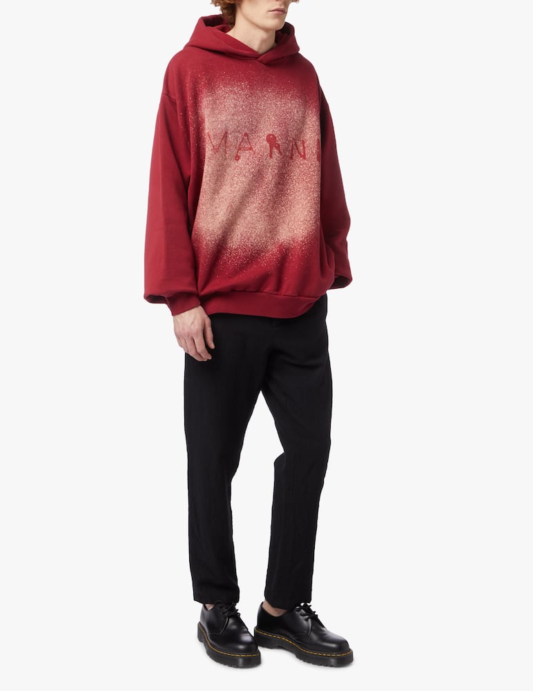 rinascente Marni Felpa con cappuccio e logo sfumato