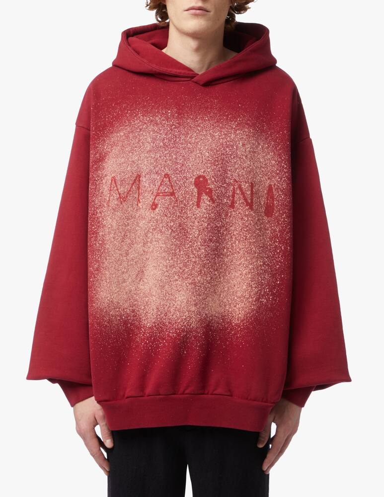 rinascente Marni Felpa con cappuccio e logo sfumato