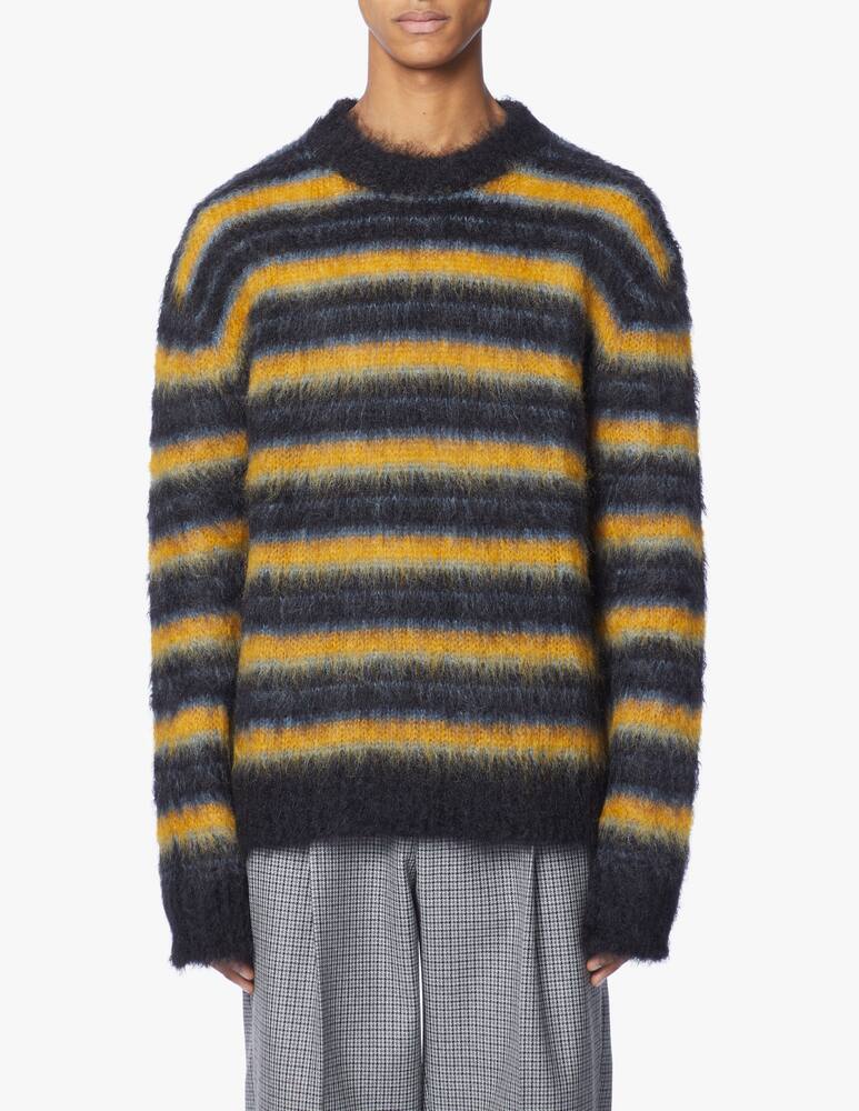 rinascente Marni Striped mohair roundnenck swetaer