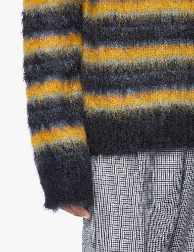 rinascente Marni Striped mohair roundnenck swetaer